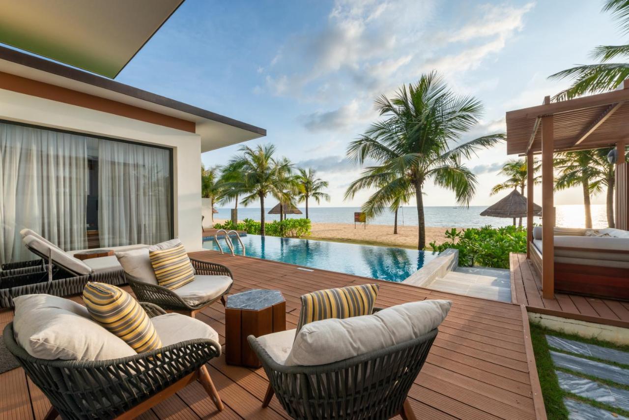 富国岛瑞享别墅及公寓 外观 照片 Beachfront Pool Villa