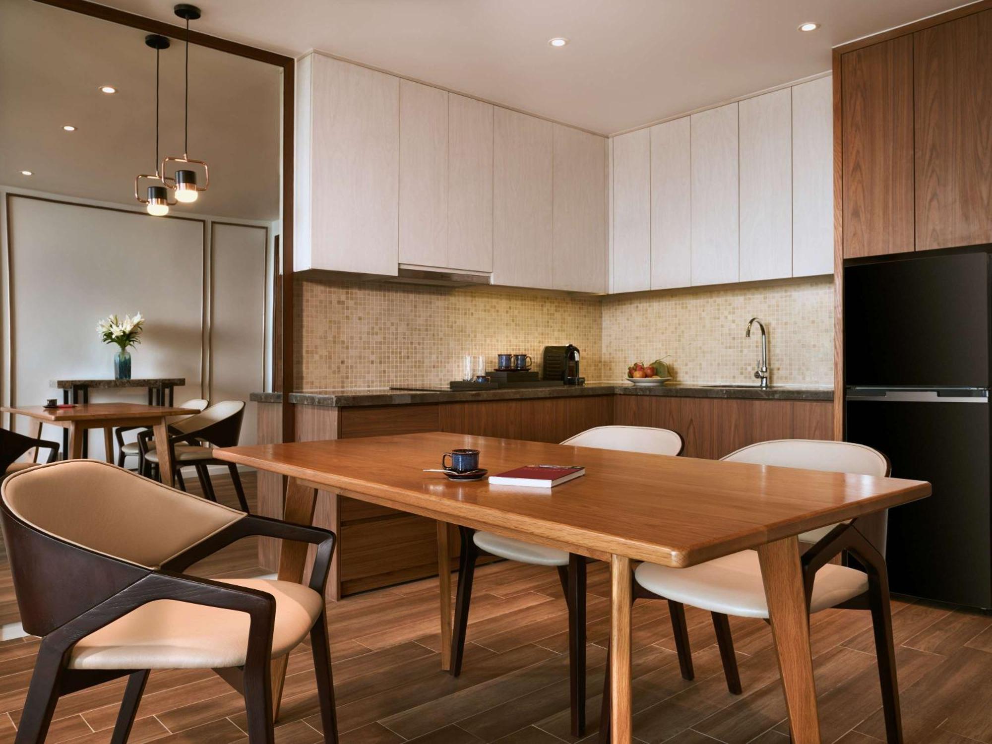富国岛瑞享别墅及公寓 外观 照片 A kitchen